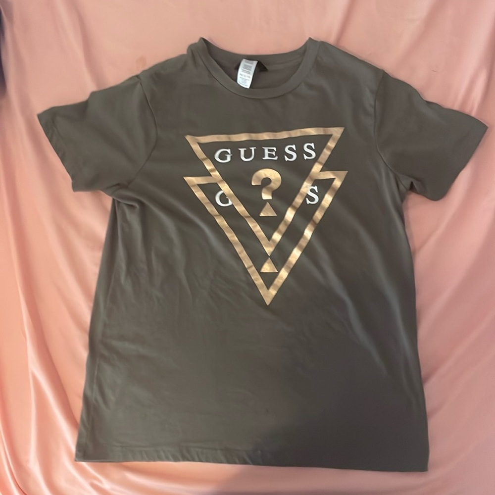Guess Green Shirt